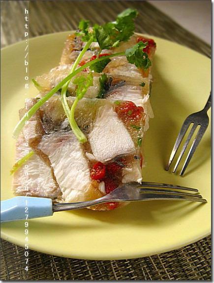鲜鱼冻的做法(休闲下酒菜)